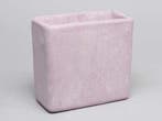 Cement bloempot hoog Roze cement medium 19x9,5x18 cm, Huis en Inrichting, Nieuw