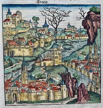 Hartmann Schedel/ Wohlgemut/ Pleydenwurff/Dürer - The, Antiek en Kunst