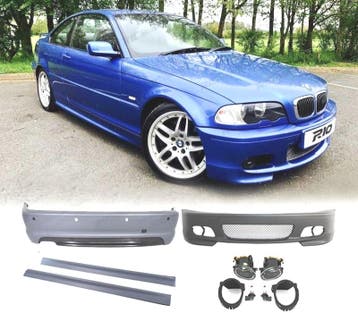 KIT CARROSSERIE BMW E46 COUPÉ 99-07 PDC LOOK M2, Verzenden, Nieuw