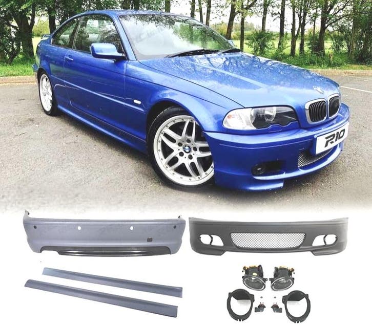KIT CARROSSERIE BMW E46 COUPÉ 99-07 PDC LOOK M2, Auto-onderdelen, Carrosserie, Verzenden