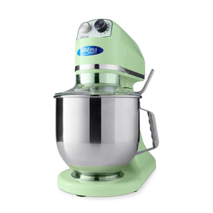 Mixer planétaire - 7 L - jusquà 2 kg de pâte - vert, Elektronische apparatuur, Keukenmixers, Verzenden