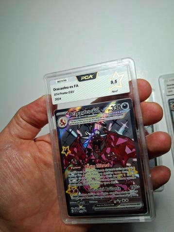 Pokémon - 3 Graded card - Charizard 074 Promo E&V 2024; 056