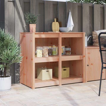 vidaXL Keuken Kast MEPPEL Douglashout 106 x 55 x 92 cm, Verzenden, Nieuw
