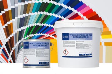 Wixx 2K Epoxy AQ 750 Betoncoating Mengkleur, Verzenden, Nieuw
