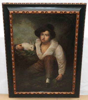 Henry Raeburn (1756 - 1823), Follower of - The Rabbit Boy