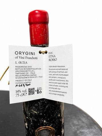2019 Franchetti, Orygini Etna Rosso - Sicilië - 1 Fles (0,75