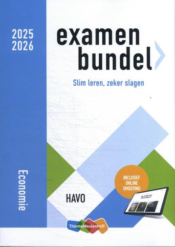 Examenbundel / havo Economie 2025/2026 9789006994292, Verzenden