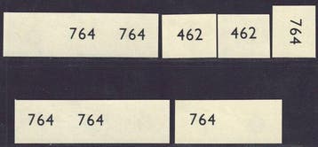 Belgique 1975 - différentes combinaisons des livrets 12 et
