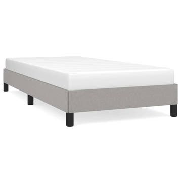 Bedframe 80x200cm stof lichtgrijs - Hoogwaardig design vo..., Eenpersoons, Verzenden, Zo goed als nieuw, 80 cm