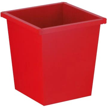 Afvalbak | Metaal/Kunststof | Rood | 27L | Open |, Verzenden, Nieuw in verpakking
