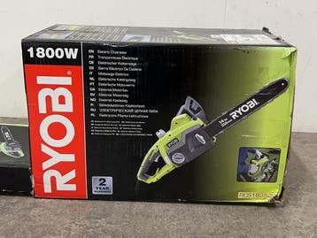 Veiling - Ryobi kettingzaag 35cm 1800W RCS18352C, Doe-het-zelf en Bouw, Gereedschap | Zaagmachines, Nieuw