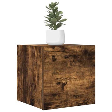 vidaXL Tv-wandmeubel 30,5x30x30 cm gerookt eikenkleurig, Verzenden