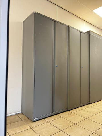 50x - 180 x 80 x 45 cm Archiefkast Met 4 Legplanken, Gebruikt, Verzenden, 50 tot 100 cm, Metaal