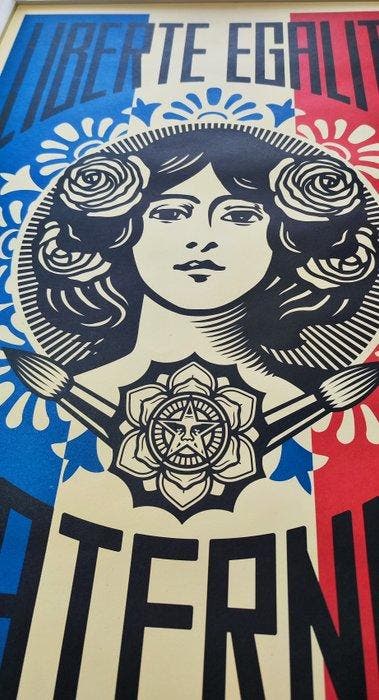 Shepard Fairey (OBEY) - Obey - Liberté Égalité Fraternité -, Antiquités & Art, Art | Dessins & Photographie