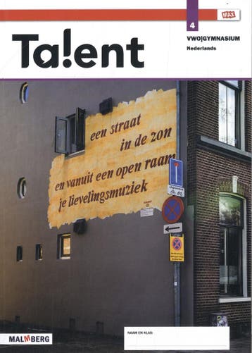 Talent / 4 vwo/gymnasium Nederlands 9789402077612 Tenter, Verzenden, Tenter