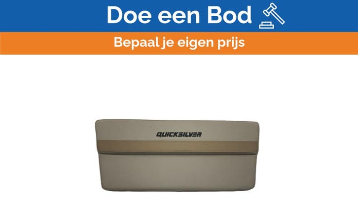 Bieden: Quicksilver Active 455 Cabin Pilot Seat, Watersport en Boten, Bootonderdelen, Ophalen of Verzenden