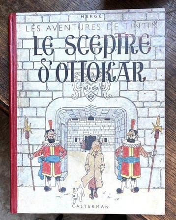 Tintin T8 - Le sceptre dOttokar (A18 - 20 mille) - Grande, Livres
