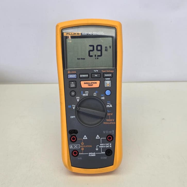 Fluke 1587 FC Isolatiemeter Incl. Toebehoren Incl. Koffer, Doe-het-zelf en Bouw, Meetapparatuur, Nieuw, Ophalen of Verzenden