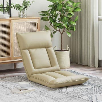 Vloerstoel Creme | 34% korting | Retour deal, Verzenden