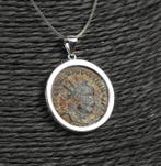 Moderne Zilver Hanger met Diocletianus-follis (Zonder