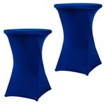 Set Van 2 Stuks! Statafelrok Blauw 80 CM Alora Tafelrok Voor, Nieuw, Alora
