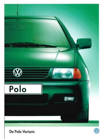 1997 VOLKSWAGEN POLO BROCHURE NEDERLANDS, Ophalen of Verzenden