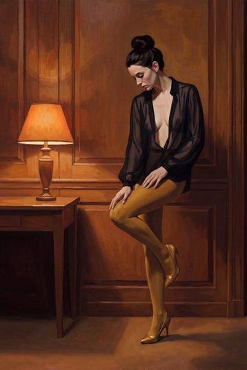 Le Yack - The Yellow Room - Hand-signed, Antiek en Kunst