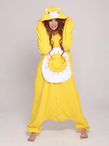 Onesie Troetelbeer Geel L-XL Troetelbeertjes Pak Funshine Be, Ophalen of Verzenden, Nieuw