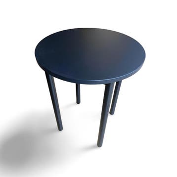 Bijzettafel rond zwart 45x45cm / 54cm hoog gebruikt (als, Ophalen of Verzenden
