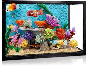 LEGO Icons - Tropical Aquarium - 10366 - 12 cm hoog 25 cm, Verzenden, Nieuw