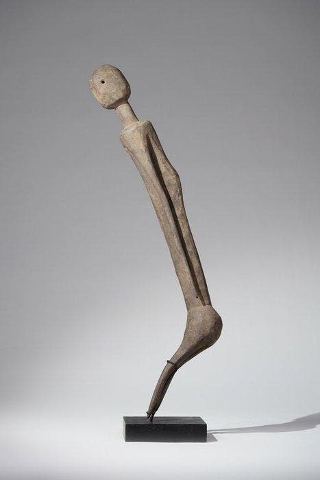 Een houten beeld. - Prampram - Ghana, Antiquités & Art, Art | Art non-occidental