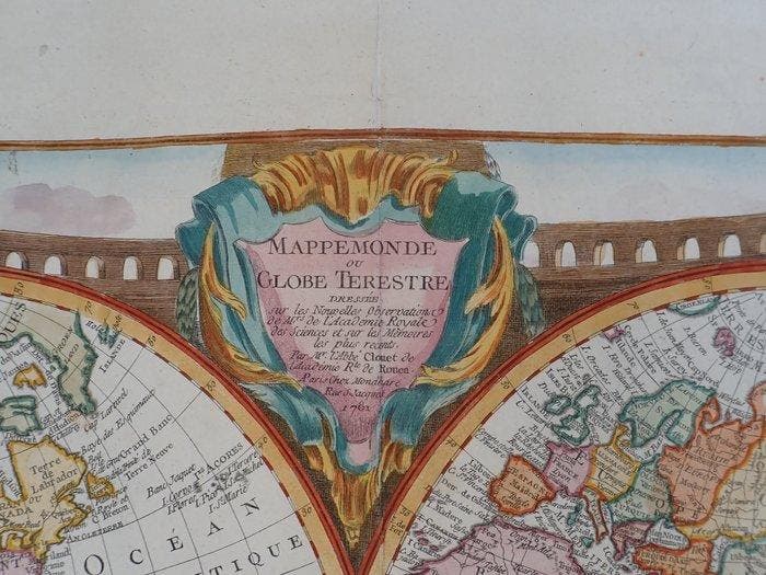 World - Amerika Azië Australië Afrika Europa; Abbe Clouet /, Boeken, Atlassen en Landkaarten