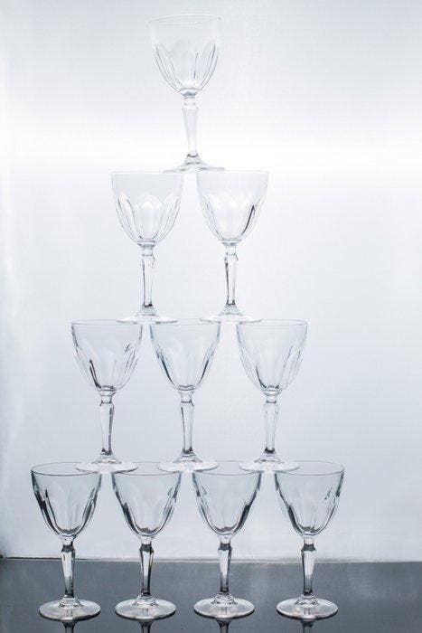 Val Saint Lambert - Charles Graffart, René Delvenne - Verre, Antiek en Kunst, Kunst | Designobjecten