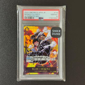 Bandai - 1 Graded card - One Piece - Monkey D. Luffy