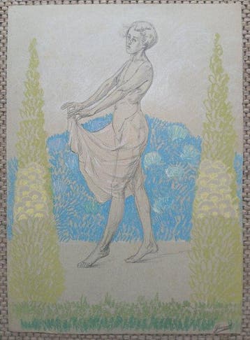 Henri Gervex (1852-1929), Attribué(e) à - Elegante dame in