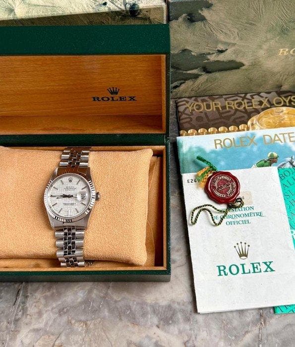 Rolex - Datejust - 16234 - Heren - 1991, Bijoux, Sacs & Beauté, Montres | Hommes