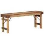 vidaXL Bank Naturel 110 x 35 x 46 cm Gerecycled Oud Hout, Verzenden, Nieuw