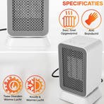 2dekans | MATTI® - Ventilatorkachel - Elektrische Kachel -, Doe-het-zelf en Bouw, Verwarming en Radiatoren, Ophalen of Verzenden