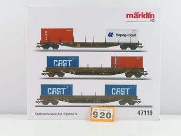 Märklin H0 - 47119 - Modeltrein goederenwagonset (1) - Drie