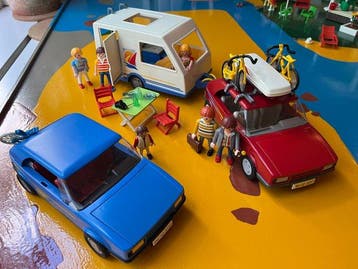 Playmobil - City - Playmobil Camper met autos en fietsen -