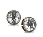 Phares Pour Volkswagen Vw Golf Mk1 74-83 Croix Noir Fond Chr, Auto-onderdelen, Verlichting, Verzenden, Nieuw