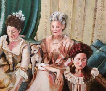 Valeria Pesce - DAMAS ENTRETENIENDOSE, Antiek en Kunst