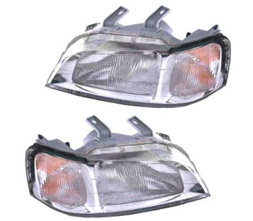 Phares Pour Honda Civic 5P 97-01 Fond Chromé, Autos : Pièces & Accessoires, Verzenden