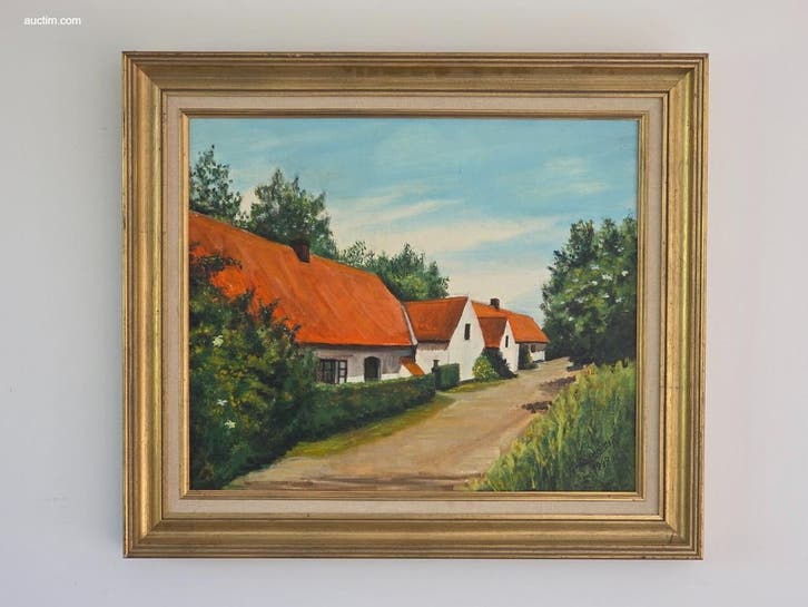 Schilderij P. DePoorter, Tuin en Terras, Overige Tuin en Terras