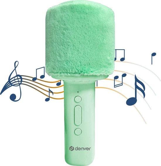 2dekans | Denver Karaoke Microfoon Bluetooth – Draadloos –, Musique & Instruments, Microphones, Enlèvement ou Envoi