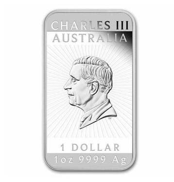 Australië. 1 Dollar 2026 – Dragon Rectangular – 1 oz Silver