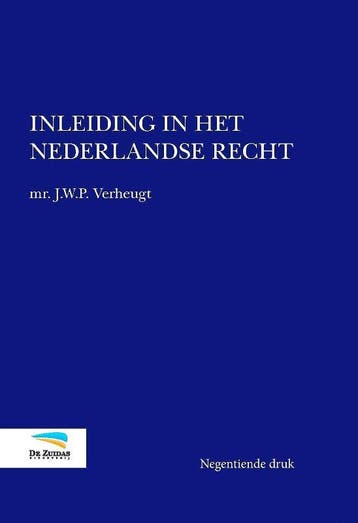 Inleiding in het Nederlandse recht 9789082849509, Verzenden, J.W.P. Verheugt