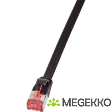 LogiLink Cat.6 20m 20m Cat6 U/FTP (STP) Zwart netwerkkabel, Verzenden, Nieuw