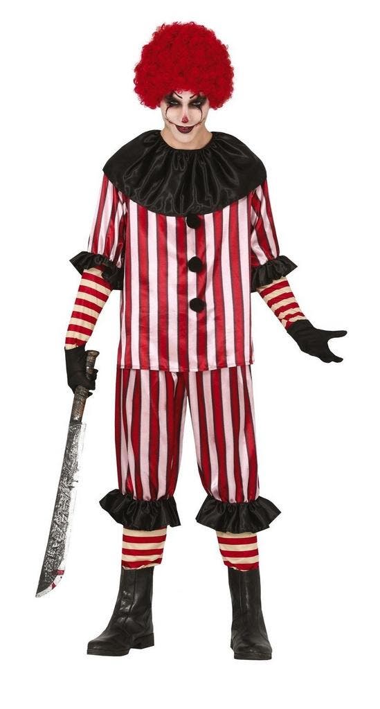 Clown Halloween Kostuum Heren, Hobby & Loisirs créatifs, Articles de fête, Envoi