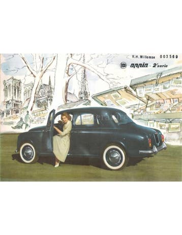 1955 LANCIA APPIA BROCHURE ITALIAANS, Nieuw